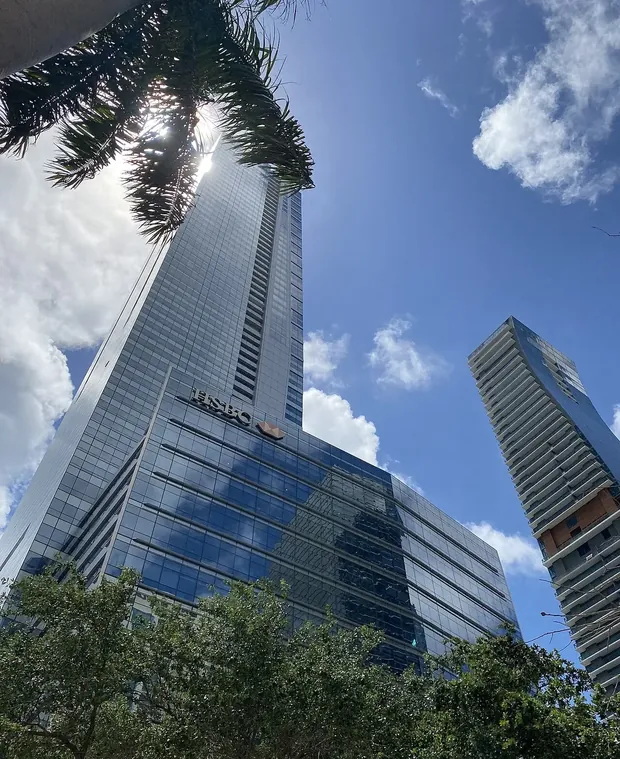Torres de cristal en Brickell, Miami